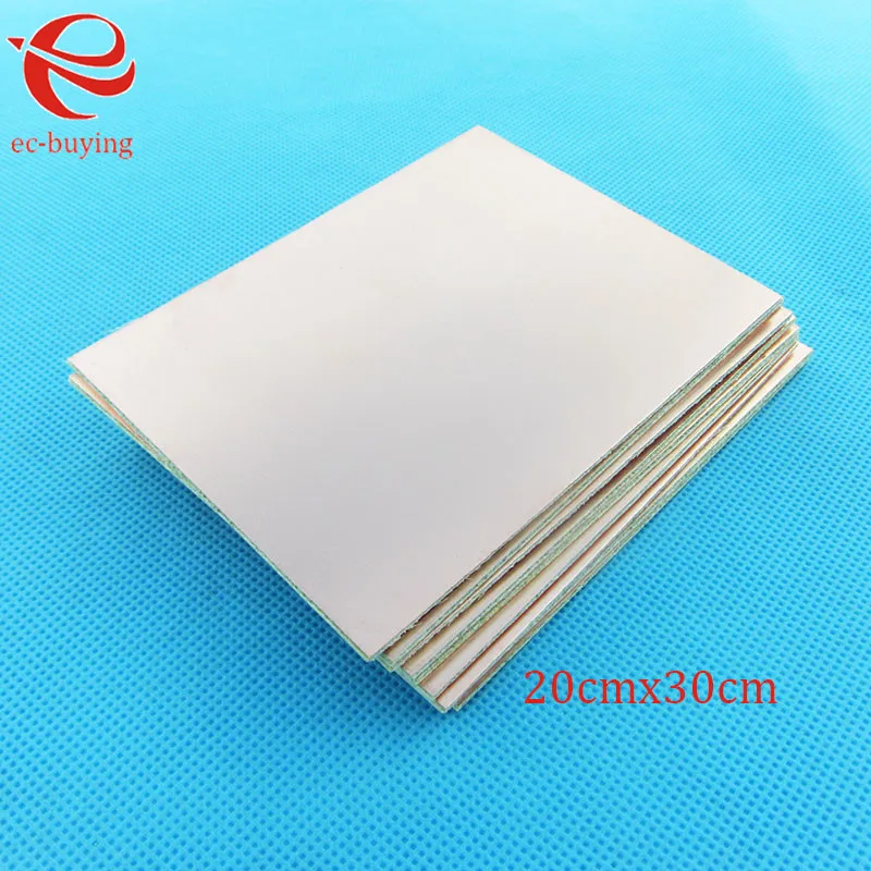 5 pcs/lot Copper Clad Laminate Double Side Plate CCL 20x30cm 1.5mm FR4 Universal Board Practice PCB DIY Kit 200*300*1.5mm
5 pcs/lot Copper Clad Laminate Double Side Plate CCL 20x30cm 1.5mm FR4 Universal Board Practice PCB DIY Kit 200*300*1.5mm