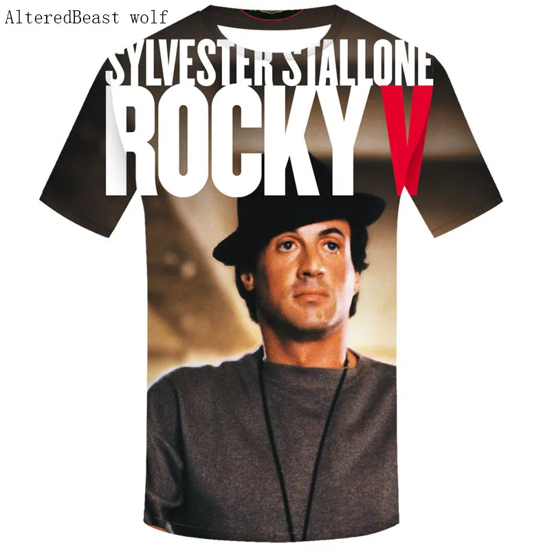 2019 Fashion Men Rocky Balboa 3d T shirt O-Neck Short Sleeves Men's Stallone Shirt Famous Movie Rocky Balboa T Shirts Male
2019 Fashion Men Rocky Balboa 3d T shirt O-Neck Short Sleeves Men's Stallone Shirt Famous Movie Rocky Balboa T Shirts Male