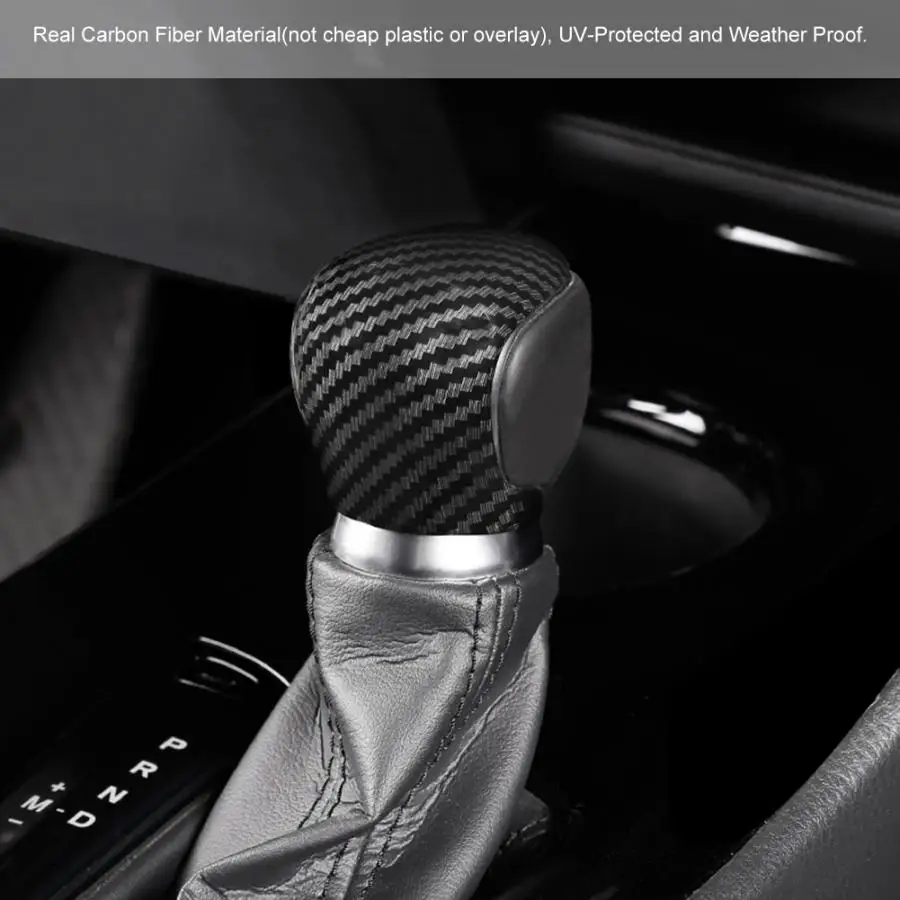 Carbon Fiber Gear Shift Knob Head Cover Trim Sticker Fit for Toyota CHR 2017 2018 2019 car accessories
Carbon Fiber Gear Shift Knob Head Cover Trim Sticker Fit for Toyota CHR 2017 2018 2019 car accessories