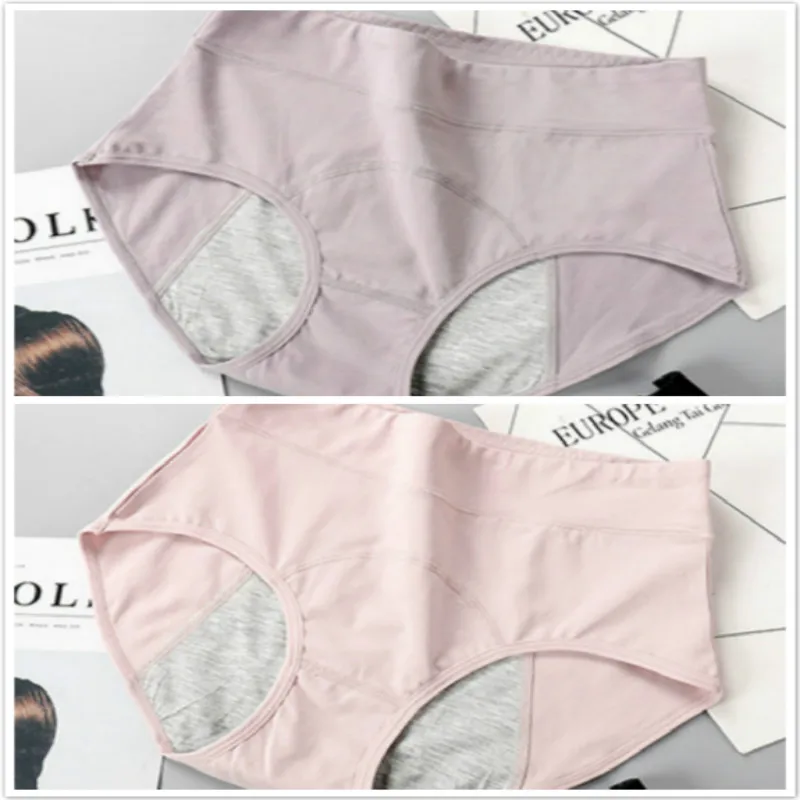 Free shipping 2 women's pure cotton solid color high waist size menstrual leakage proof big aunt health pants briefs
Free shipping 2 women's pure cotton solid color high waist size menstrual leakage proof big aunt health pants briefs