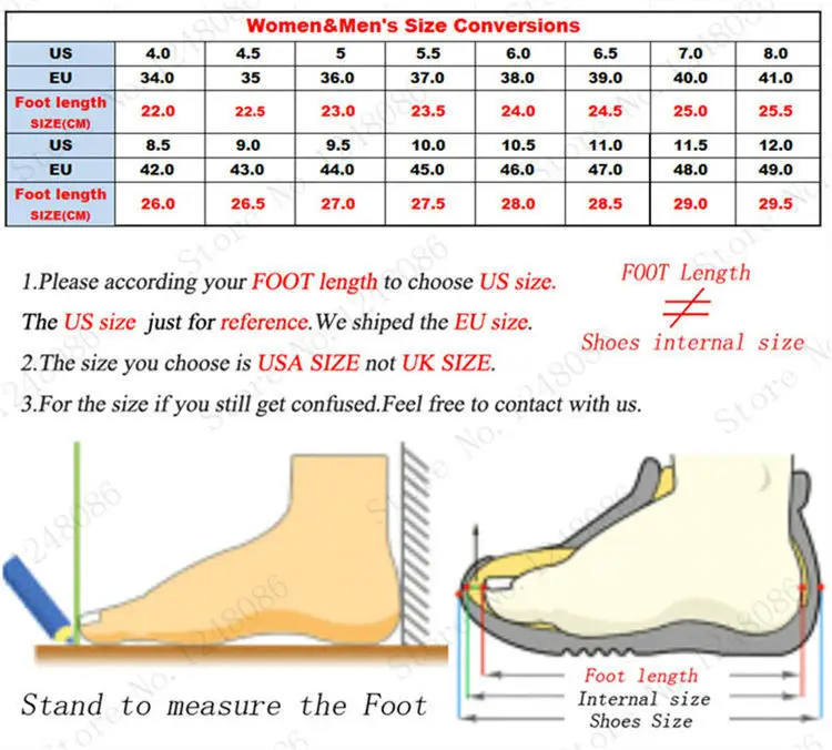 eu to us sizes shoes womens