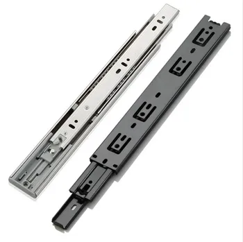 Drawer track drawer slide three rail drawer guide rail slide rail furniture hardware fittings, slipway 2 pieces
Drawer track drawer slide three rail drawer guide rail slide rail furniture hardware fittings, slipway 2 pieces