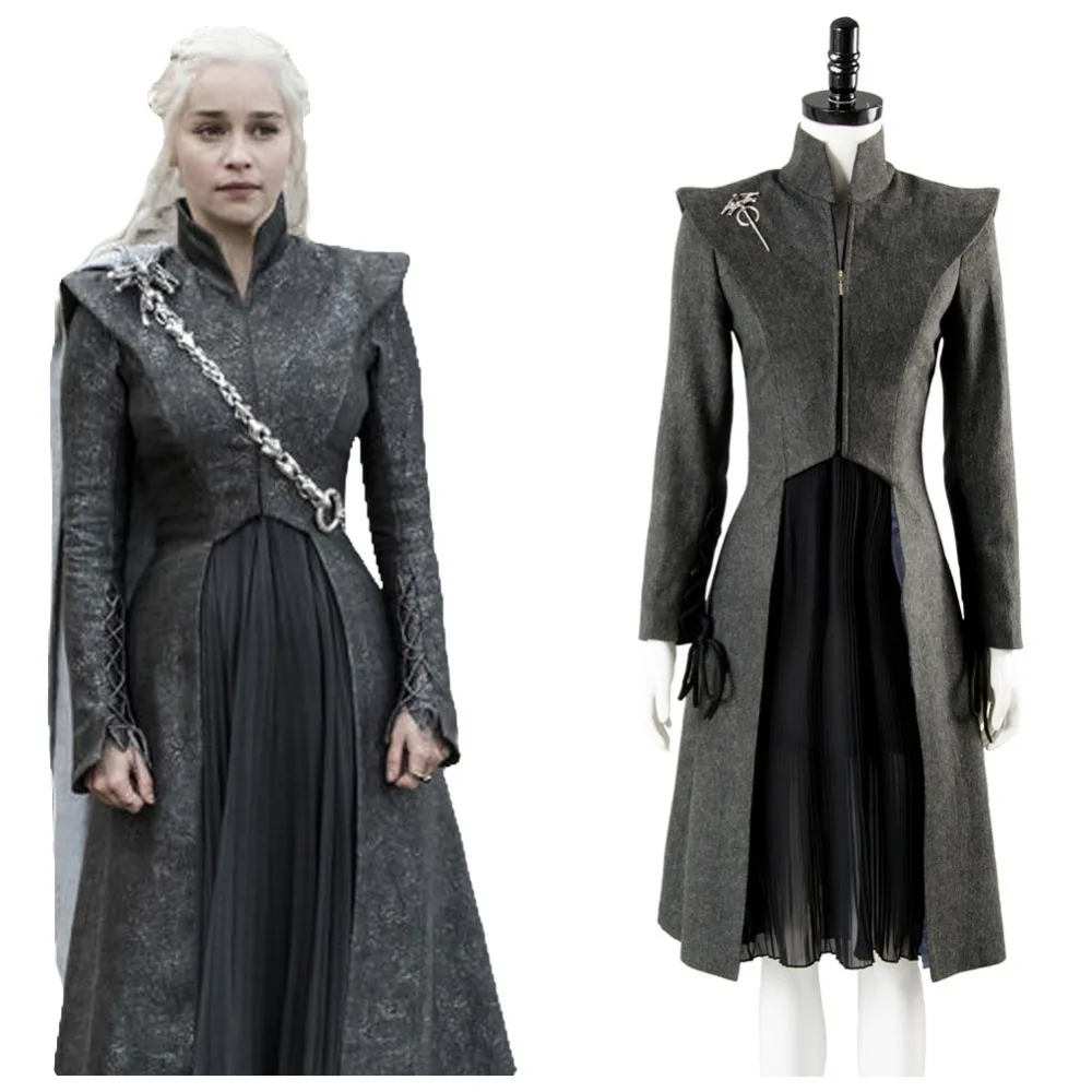 Game of Thrones Season 7 Daenerys Targaryen Cosplay Costume Wig Long Hair Blonde Dany Dress Outfit Women Carnival Costume Custom
Game of Thrones Season 7 Daenerys Targaryen Cosplay Costume Wig Long Hair Blonde Dany Dress Outfit Women Carnival Costume Custom