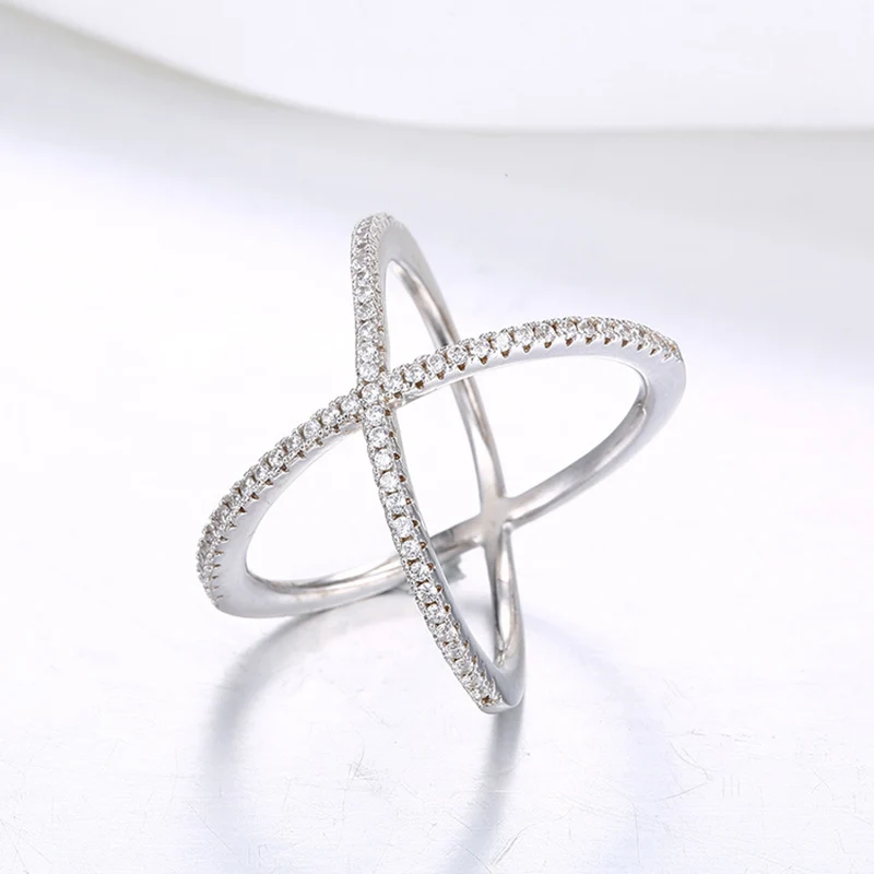Luxury AAA cubic zirconia micro pave setting big X shaped ring ,stunning rings jewelry for women accessories
Luxury AAA cubic zirconia micro pave setting big X shaped ring ,stunning rings jewelry for women accessories