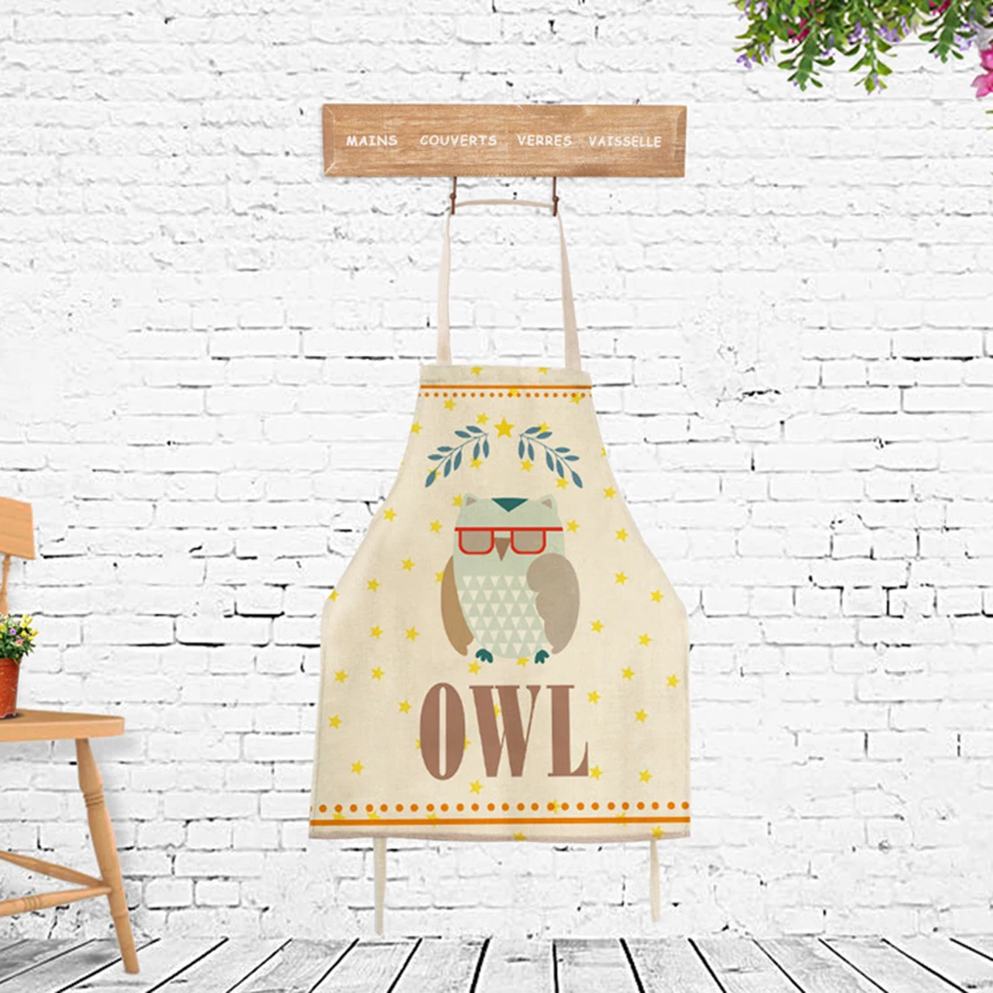 Lady Women Men Cartoon Cotton Linen High-grade Kitchen Apron For Cooking Baking Restaurant Pinafore
Lady Women Men Cartoon Cotton Linen High-grade Kitchen Apron For Cooking Baking Restaurant Pinafore