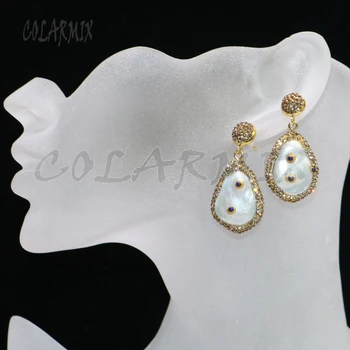 4 Pairs Natural pearls earrings pave gold rhinestone earrings Fashion Pearls earrings long earrings gift for lady 6100
4 Pairs Natural pearls earrings pave gold rhinestone earrings Fashion Pearls earrings long earrings gift for lady 6100