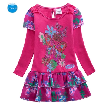 JUXINSU Kids Cotton Girls Long Sleeve Dresses Flower Butterfly Embroidery Casual Dress Clothes for 1-8 Years
JUXINSU Kids Cotton Girls Long Sleeve Dresses Flower Butterfly Embroidery Casual Dress Clothes for 1-8 Years