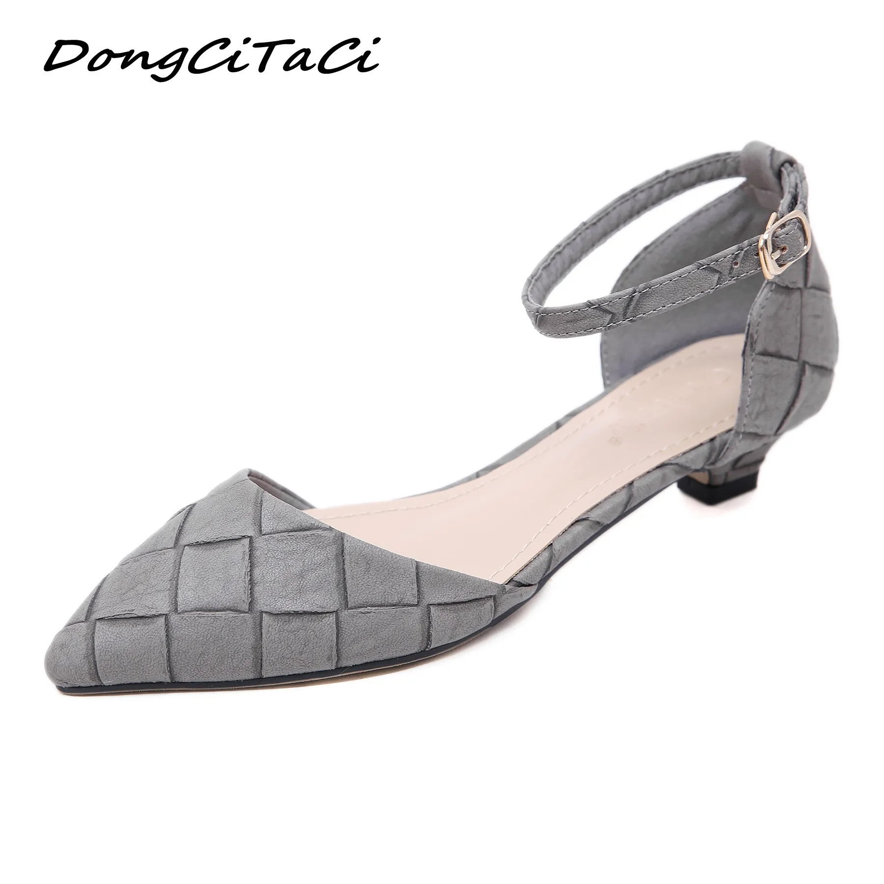 DongCiTaCi 2019 Women Retro Low Heels Shoes Woman Fashion Pointed Toe Sweet Party Dress OL Pumps Plus size 35-42 Ankle Strap
DongCiTaCi 2019 Women Retro Low Heels Shoes Woman Fashion Pointed Toe Sweet Party Dress OL Pumps Plus size 35-42 Ankle Strap