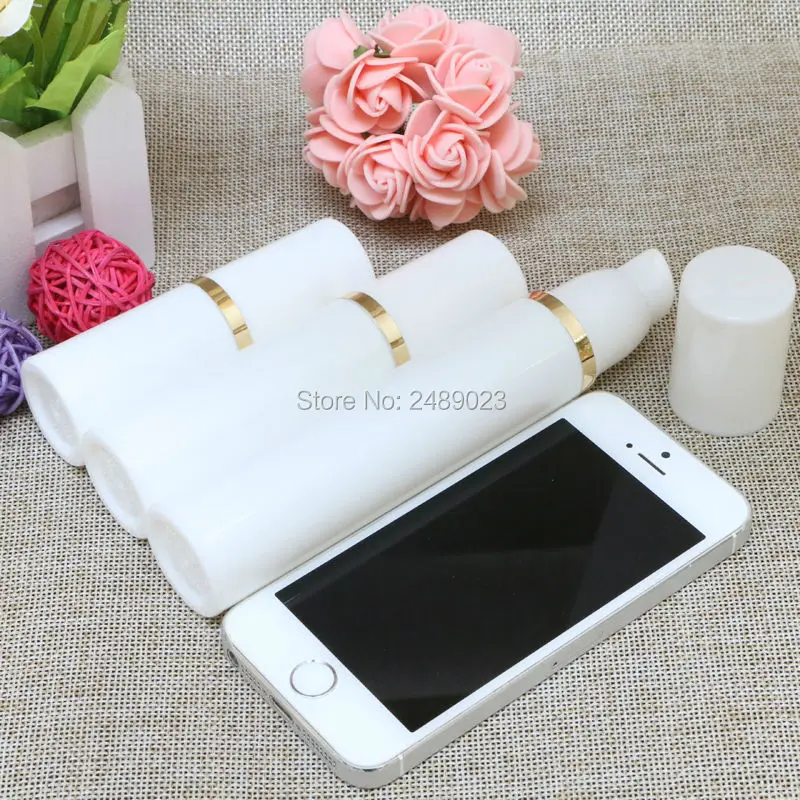 White Plastic Airless Bottles 30 ml Cosmetic Container With Gold Line Travel Empty Shampoo Refillable Bottle 2pcs/lot
White Plastic Airless Bottles 30 ml Cosmetic Container With Gold Line Travel Empty Shampoo Refillable Bottle 2pcs/lot