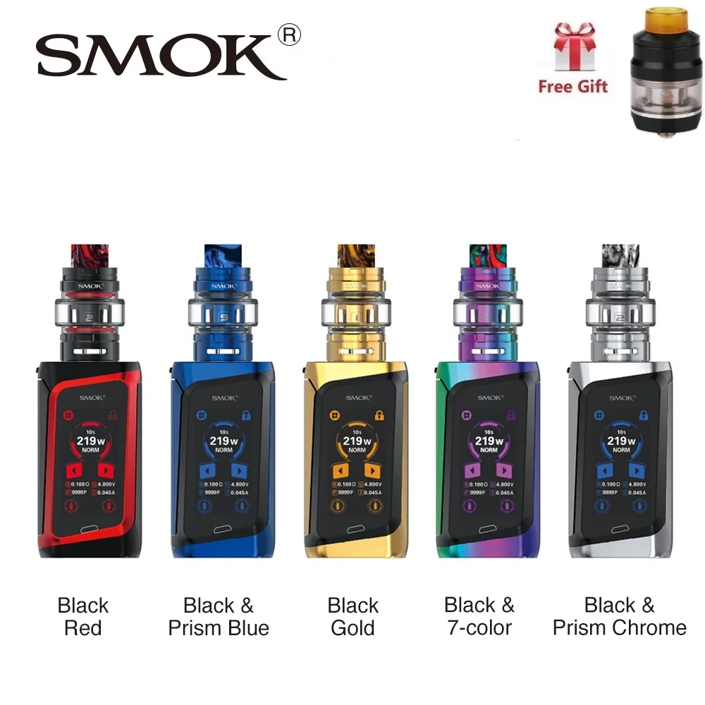 Original SMOK MORPH 219W TC Kit with TF2019 Tank6ml & TFV Mini V2 Tank 2ml with 0.001s Firing Speed No 18650 Battery Vs X-priv
Original SMOK MORPH 219W TC Kit with TF2019 Tank6ml & TFV Mini V2 Tank 2ml with 0.001s Firing Speed No 18650 Battery Vs X-priv