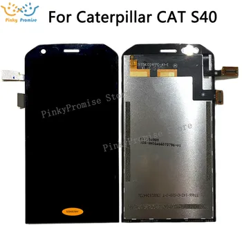 

100% Tested LCD screen display +Touch Screen digitizer For 4.7" Caterpillar CAT S40 LCD black color free shipping+Tools