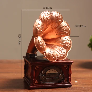 Vintage phonograph display pieces european-style living room decoration model props creative arts crafts wind culpture statue
Vintage phonograph display pieces european-style living room decoration model props creative arts crafts wind culpture statue