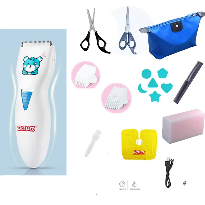Baby Hair Clipper Electric Clipper Mute Charging Child Fader Shaving Bald Knife Baby Scissors Home Haircut Hair Machine
Baby Hair Clipper Electric Clipper Mute Charging Child Fader Shaving Bald Knife Baby Scissors Home Haircut Hair Machine