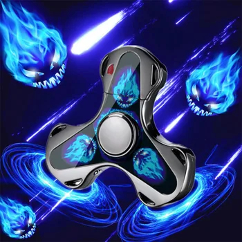 Finger Toy Fingertip gyro Fidget Spinner charging USB lighter Lighting three-leaf gyro gift Decompression Anti-stress toy
Finger Toy Fingertip gyro Fidget Spinner charging USB lighter Lighting three-leaf gyro gift Decompression Anti-stress toy