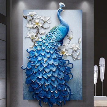 New 5D Full Diamond Embroidery Peacock DIY diamond painting mosaic cross-stitch Animal diamond Room Decor living room
New 5D Full Diamond Embroidery Peacock DIY diamond painting mosaic cross-stitch Animal diamond Room Decor living room