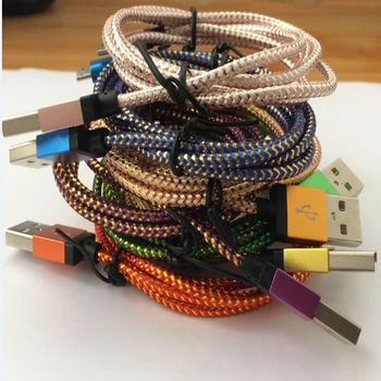 100pcs/lot 1M 3FT Aluminum Alloy fabric braided Micro Usb data sync charger cable for samsung galaxy s7 s6 s4 htc blackberry lg
100pcs/lot 1M 3FT Aluminum Alloy fabric braided Micro Usb data sync charger cable for samsung galaxy s7 s6 s4 htc blackberry lg