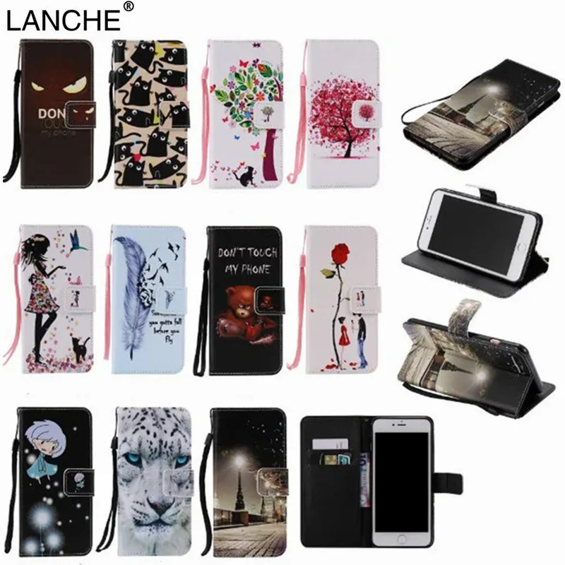 LANCHE Wallet Leather Phone Case For iPhone 7 7Plus 8 8Plus Cute Cartoons Pattern Card Holder Stand Cover Mobile Phone Bag
LANCHE Wallet Leather Phone Case For iPhone 7 7Plus 8 8Plus Cute Cartoons Pattern Card Holder Stand Cover Mobile Phone Bag