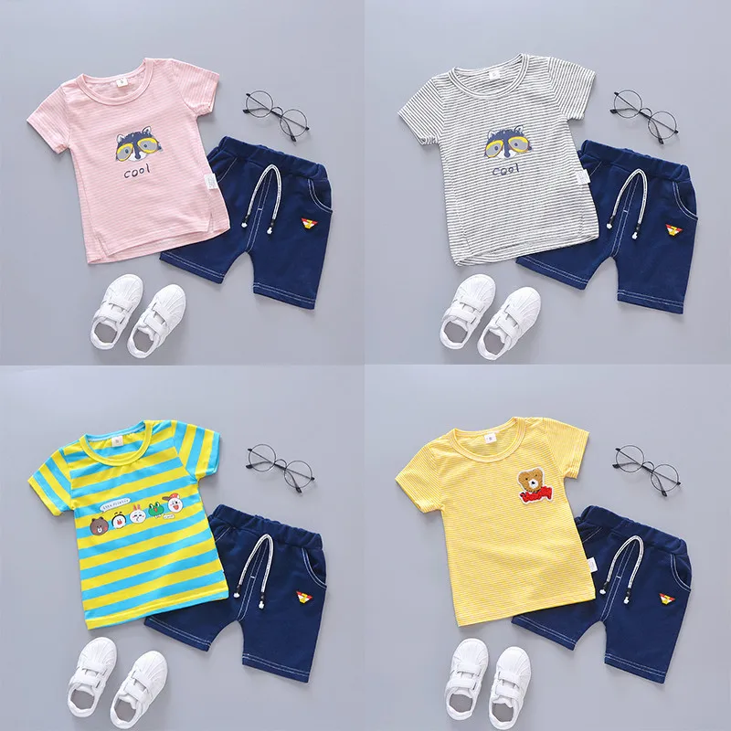Baby Summer New Boy Short Sleeve Suit 0-3 Years old 2019 New Children's Summer Two-piece
Baby Summer New Boy Short Sleeve Suit 0-3 Years old 2019 New Children's Summer Two-piece