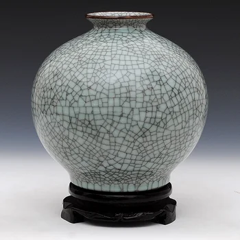 ceramics glaze antique vase bottle kiln crack pomegranate modern Chinese style living room decoration decoration table
ceramics glaze antique vase bottle kiln crack pomegranate modern Chinese style living room decoration decoration table