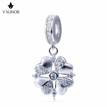Four-leaf clover heart pendant 925 Sterling Silver Tropical Fish And Water plants tailBeads Charms Fit Bracelets DDBJ051
Four-leaf clover heart pendant 925 Sterling Silver Tropical Fish And Water plants tailBeads Charms Fit Bracelets DDBJ051