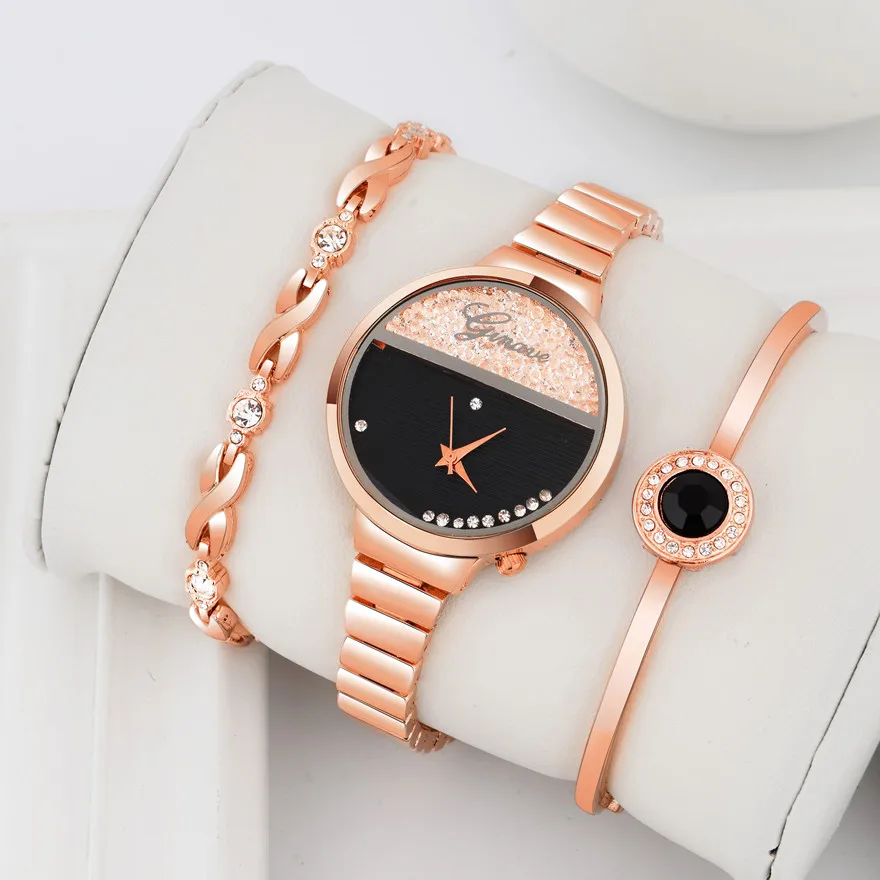 New Fashion Luxury Rose Gold Bracelet Watches Women Elegant Rhinestone Watch Ladies Casual Dress Quartz Wristwatch reloj mujer
New Fashion Luxury Rose Gold Bracelet Watches Women Elegant Rhinestone Watch Ladies Casual Dress Quartz Wristwatch reloj mujer