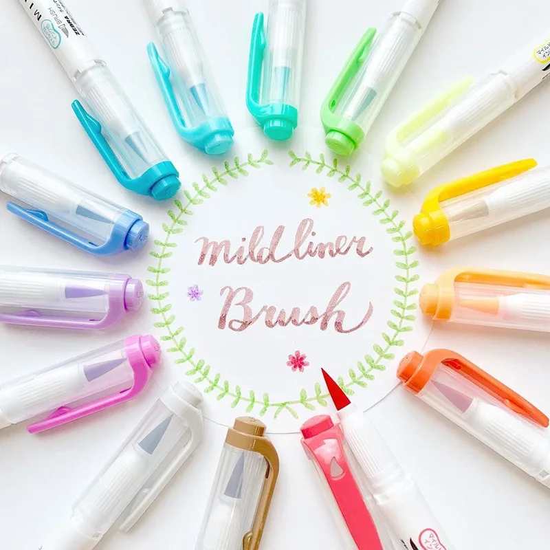 1pc japan zebra mildliner color WFT8 brush pen Creative modelling double-headed marker pen bullet school supplies kawaii
1pc japan zebra mildliner color WFT8 brush pen Creative modelling double-headed marker pen bullet school supplies kawaii