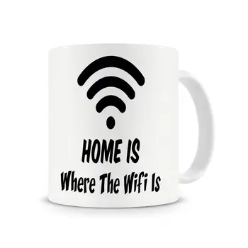 Home Is Where The Wifi Is Mug, Funny Nerd Geek Mug, Funny Coffee Mugs,Work Mug Cup with Stirring Spoon
Home Is Where The Wifi Is Mug, Funny Nerd Geek Mug, Funny Coffee Mugs,Work Mug Cup with Stirring Spoon