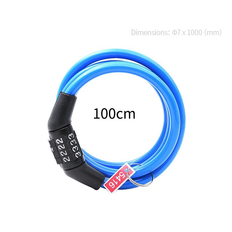 4-Digit Password Bicycle Code Lock Mountain Bike Portable Security Anti-theft Cable Lock Steel Wire Lock Bicycle safety Parts
4-Digit Password Bicycle Code Lock Mountain Bike Portable Security Anti-theft Cable Lock Steel Wire Lock Bicycle safety Parts