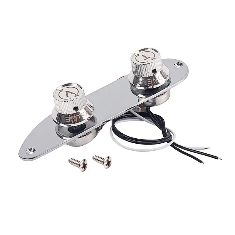 Guitar Control Plate GE217 Durable Wired Metal Control Plate Control Knobs Guitar Parts For Bass Musical Instrument Guitar
Guitar Control Plate GE217 Durable Wired Metal Control Plate Control Knobs Guitar Parts For Bass Musical Instrument Guitar