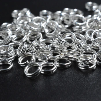FLTMRH 50pcs 12mm Jump Rings Double Loops Gold Silver Color Split Rings Connectors For Jewelry Making DIY 
FLTMRH 50pcs 12mm Jump Rings Double Loops Gold Silver Color Split Rings Connectors For Jewelry Making DIY