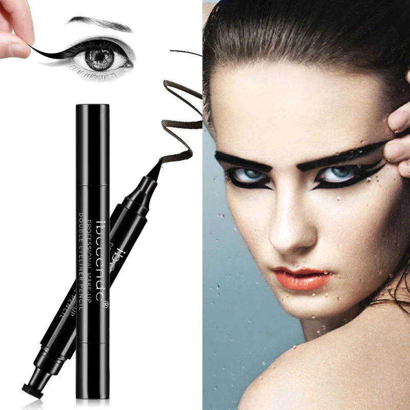 4 Style Double Ended Eyeliner Stamp Pencil Black Liquid Makeup Waterproof Eye Liner Wing Stamps Eyes Liners Marker Pen Eyeliners
4 Style Double Ended Eyeliner Stamp Pencil Black Liquid Makeup Waterproof Eye Liner Wing Stamps Eyes Liners Marker Pen Eyeliners