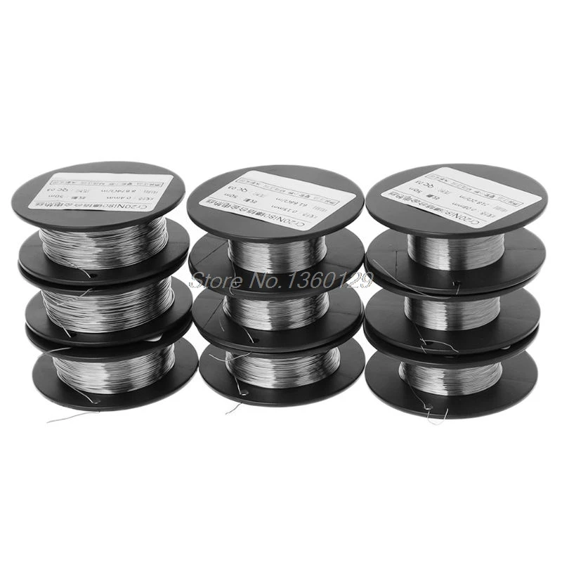 50m Wire 2080 Resistance Heating Wires Cr20Ni80 Nickel-chromium Alloy DEC07 Dropship
50m Wire 2080 Resistance Heating Wires Cr20Ni80 Nickel-chromium Alloy DEC07 Dropship