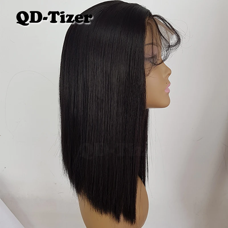 QD-Tizer Natural Brown Synthetic Lace Front Wigs for Women Short Hair Bob Style Glueless Wigs With Baby Hair Heat Resistant
QD-Tizer Natural Brown Synthetic Lace Front Wigs for Women Short Hair Bob Style Glueless Wigs With Baby Hair Heat Resistant