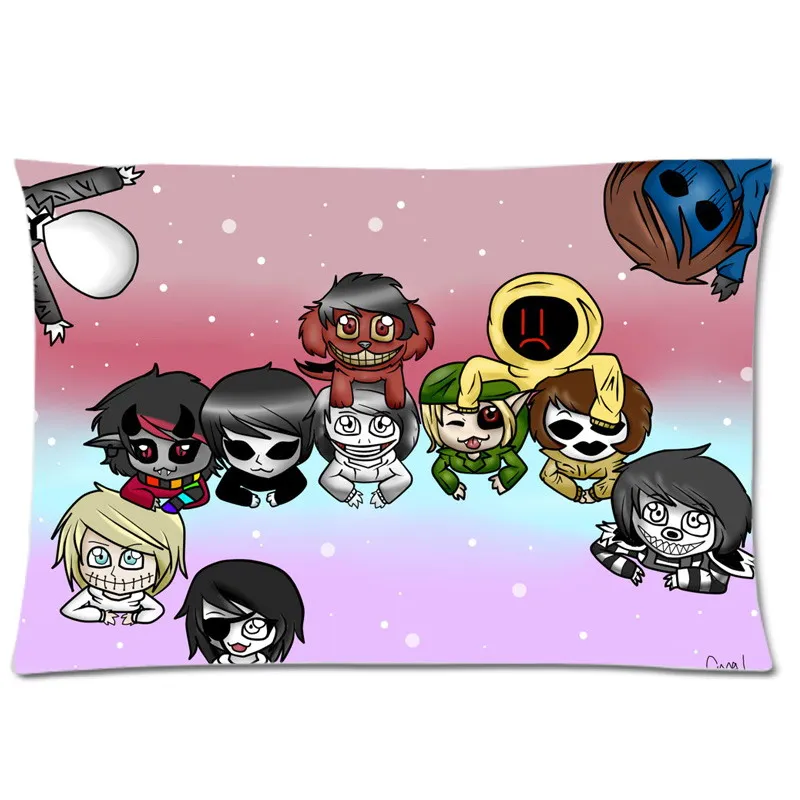 Creepypasta Family Two Side Pillow Cover Decorative Pillow Case Polyester Pillow Slip Rectangle Pillowcase 20*30 Inch
Creepypasta Family Two Side Pillow Cover Decorative Pillow Case Polyester Pillow Slip Rectangle Pillowcase 20*30 Inch