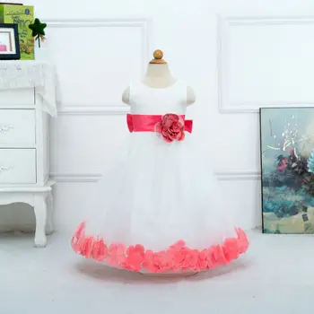 2016 New Europe Princess flower petals wedding dress hem belt 13 colors optional Princess girls dress
2016 New Europe Princess flower petals wedding dress hem belt 13 colors optional Princess girls dress
