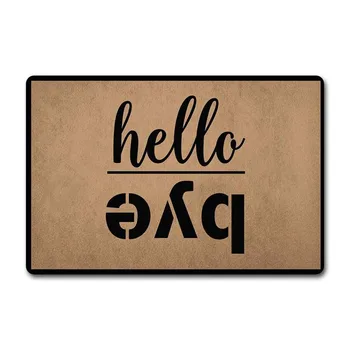 Indoor Door Mat Hello Mat Bye Doormat Monogram Welcome Door Rugs (23.6 X 15.7 in) Non-Woven Fabric Top with a Anti-Slip Rubber B
Indoor Door Mat Hello Mat Bye Doormat Monogram Welcome Door Rugs (23.6 X 15.7 in) Non-Woven Fabric Top with a Anti-Slip Rubber B