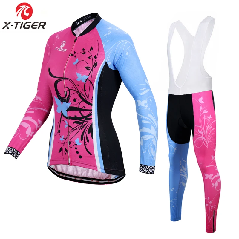 X-Tiger Women Winter Thermal Fleece Cycling Jersey Set Long Sleeve Mountain Bicycle Clothes Uniform Bike Cycling Clothing Suit
X-Tiger Women Winter Thermal Fleece Cycling Jersey Set Long Sleeve Mountain Bicycle Clothes Uniform Bike Cycling Clothing Suit