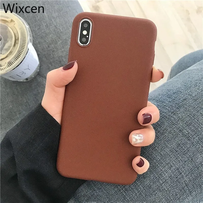 Wixcen Brown Solid Tpu Phone Case for IPhone X Xs Xr Xsmax Case Soft Tpu Silicone Back Cover for Iphone 7 8 6 Plus Case Cover
Wixcen Brown Solid Tpu Phone Case for IPhone X Xs Xr Xsmax Case Soft Tpu Silicone Back Cover for Iphone 7 8 6 Plus Case Cover
