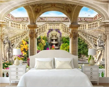 beibehang European Roman column sky garden 3d living room wallpaper TV wall mural background wall wallpaper 3d on the wall
beibehang European Roman column sky garden 3d living room wallpaper TV wall mural background wall wallpaper 3d on the wall