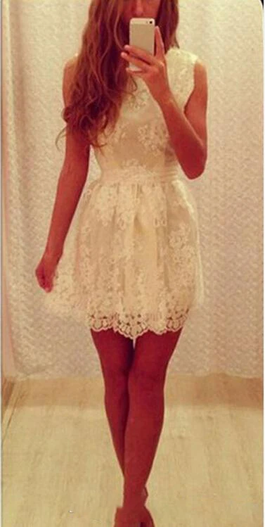 lovely Lace short Dresses Sleeveless Ribbon Sash Above Short party Gowns Zipper Back Cocktail Dresses Custom Made
lovely Lace short Dresses Sleeveless Ribbon Sash Above Short party Gowns Zipper Back Cocktail Dresses Custom Made