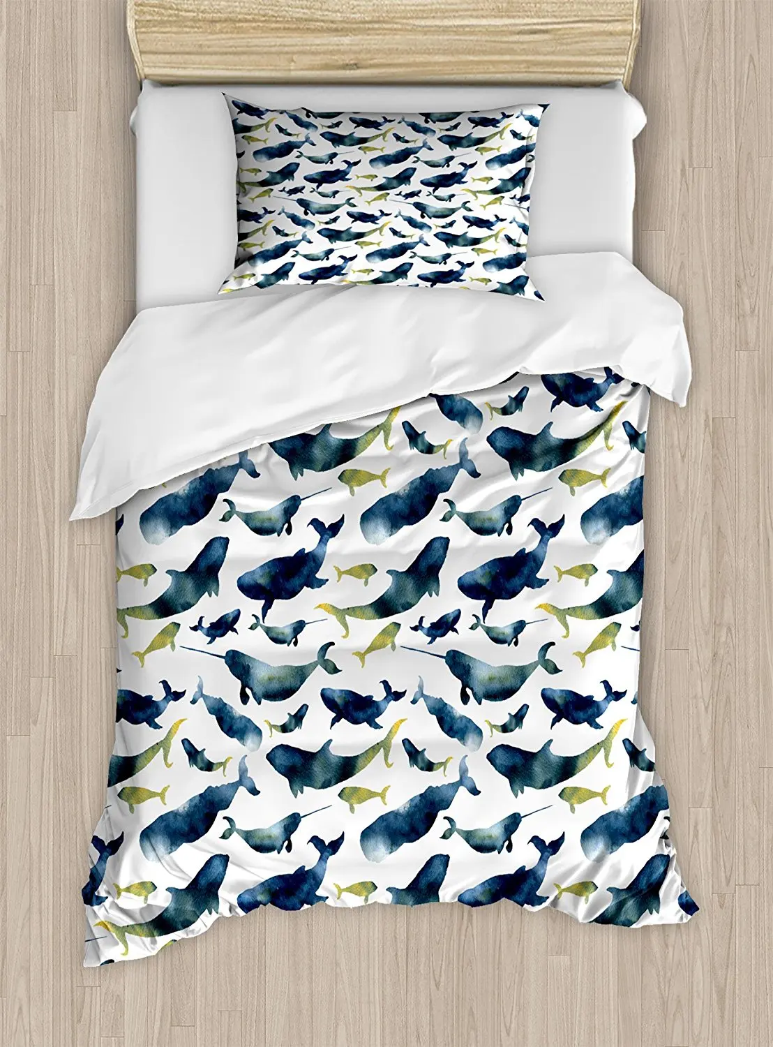 Narwhal Duvet Cover Set Watercolor Whales of the Arctic Ocean Cachalot Orca Blue Whale Illustration 4 Piece Bedding Set
Narwhal Duvet Cover Set Watercolor Whales of the Arctic Ocean Cachalot Orca Blue Whale Illustration 4 Piece Bedding Set