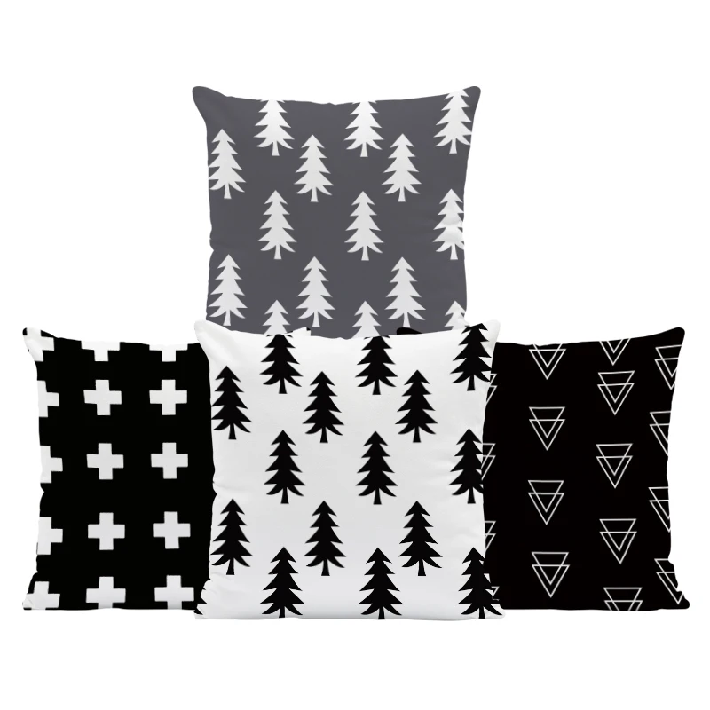Black And White Geometry Cushion Forest Mountain Pillows Nordic Style Patchwork Wedding Decorator Throw Pillow 43Cm Velvet Funny
Black And White Geometry Cushion Forest Mountain Pillows Nordic Style Patchwork Wedding Decorator Throw Pillow 43Cm Velvet Funny