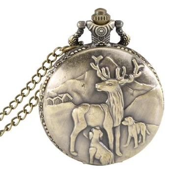 Boutique Flip Pocket Watch Vintage Large Bronze Pocket Watch Quartz Pocket Watch Reunion deer
Boutique Flip Pocket Watch Vintage Large Bronze Pocket Watch Quartz Pocket Watch Reunion deer