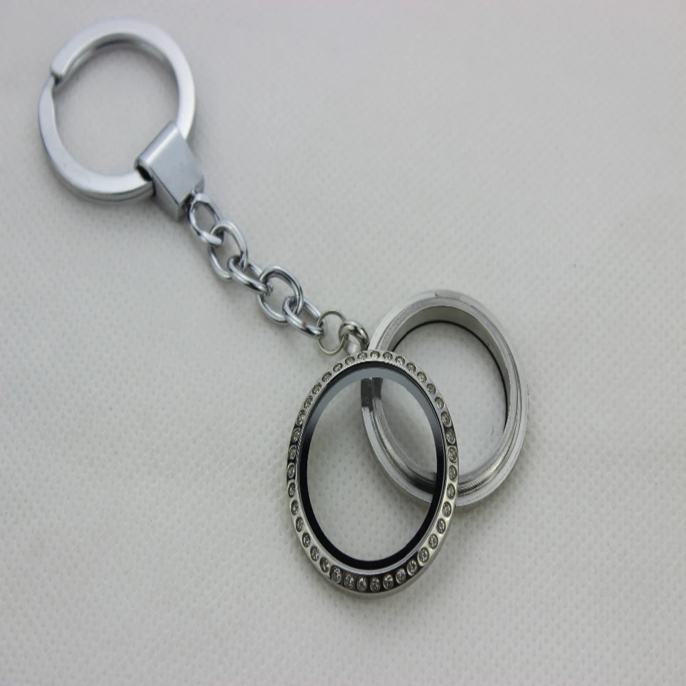 Round Stainless Steel Screw Floating Locket Keychains With Rhinestone Floating Locket Key Chain 10PCS
Round Stainless Steel Screw Floating Locket Keychains With Rhinestone Floating Locket Key Chain 10PCS