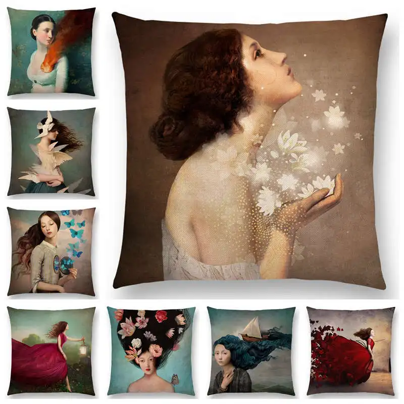 Hot Sale Elegant Lady Lovely Girl Shakespeare Plays Fantasy Painting Heart Free Wish Sea Cushion Cover Sofa Throw Pillow Case
Hot Sale Elegant Lady Lovely Girl Shakespeare Plays Fantasy Painting Heart Free Wish Sea Cushion Cover Sofa Throw Pillow Case