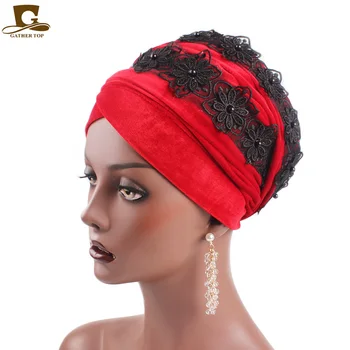 Elegant women 3D beaded flower hijab headscarf head wrap long Floral velvet turban Bandanas
Elegant women 3D beaded flower hijab headscarf head wrap long Floral velvet turban Bandanas