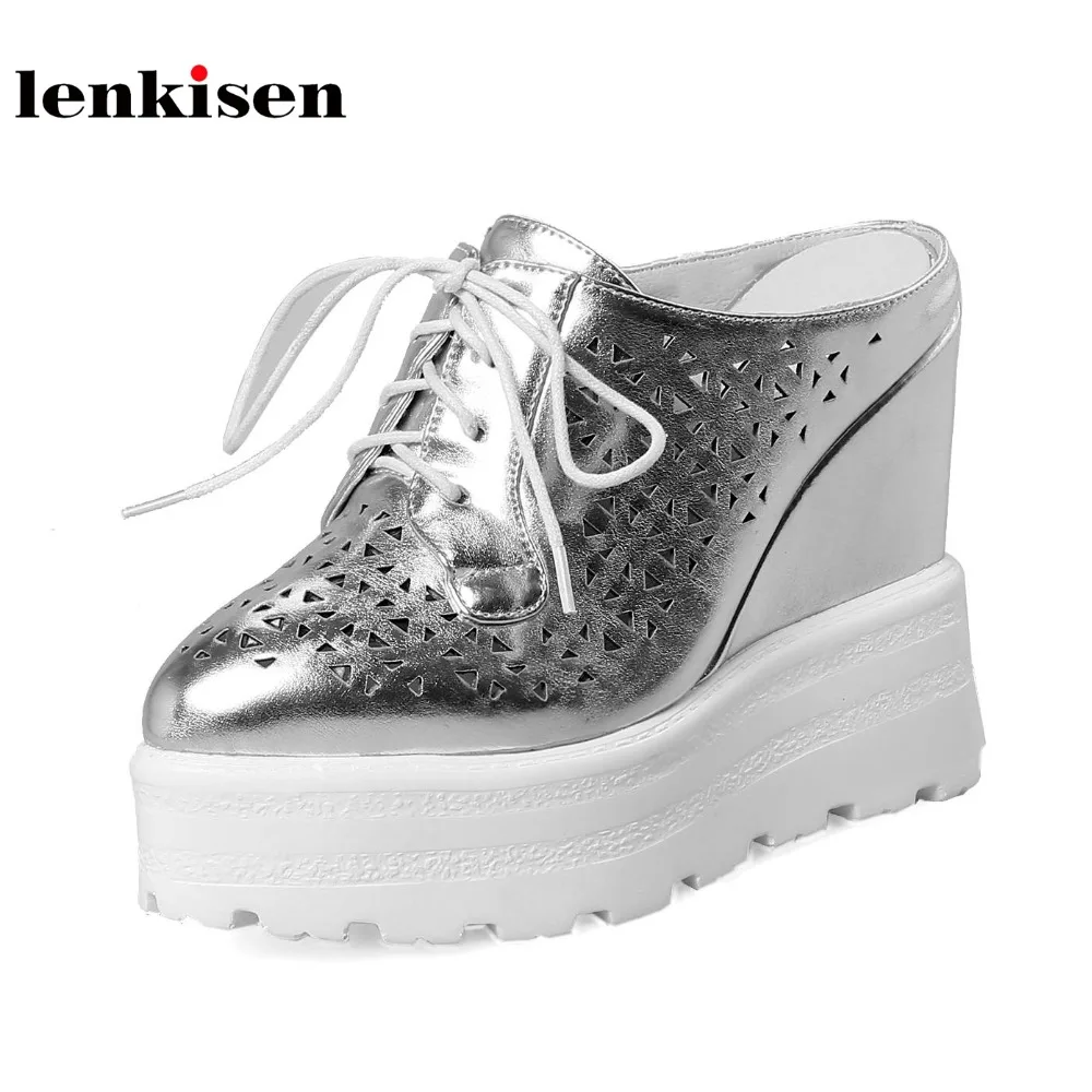 Lenkisen fashion PU slingback pointed toe wedges summer shoes slip on concise style mules leisure novelty style women pumps L75
Lenkisen fashion PU slingback pointed toe wedges summer shoes slip on concise style mules leisure novelty style women pumps L75
