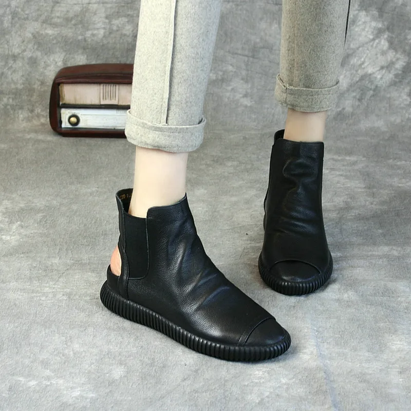 2019 Genuine Leather Rome Single Boots Woman High Short Fish Flat Bottom Soft Clothes
2019 Genuine Leather Rome Single Boots Woman High Short Fish Flat Bottom Soft Clothes