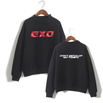 EXO Korean version of the round neck letter printing long-sleeved sweatshirt unisex fashion casual pullover sweatshirt
EXO Korean version of the round neck letter printing long-sleeved sweatshirt unisex fashion casual pullover sweatshirt