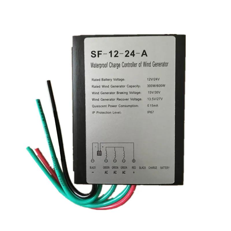 Waterproof Charge Wind turbine Controller 12V 24V Used for 400W Wind Turbine Generator Auto Matched 12V/24V
Waterproof Charge Wind turbine Controller 12V 24V Used for 400W Wind Turbine Generator Auto Matched 12V/24V